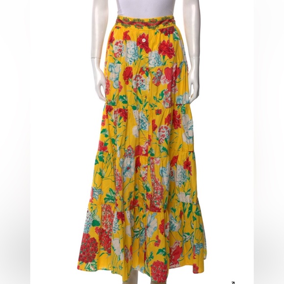 Cara Cara Floral Maxi Skirt Size L - Picture 1 of 3